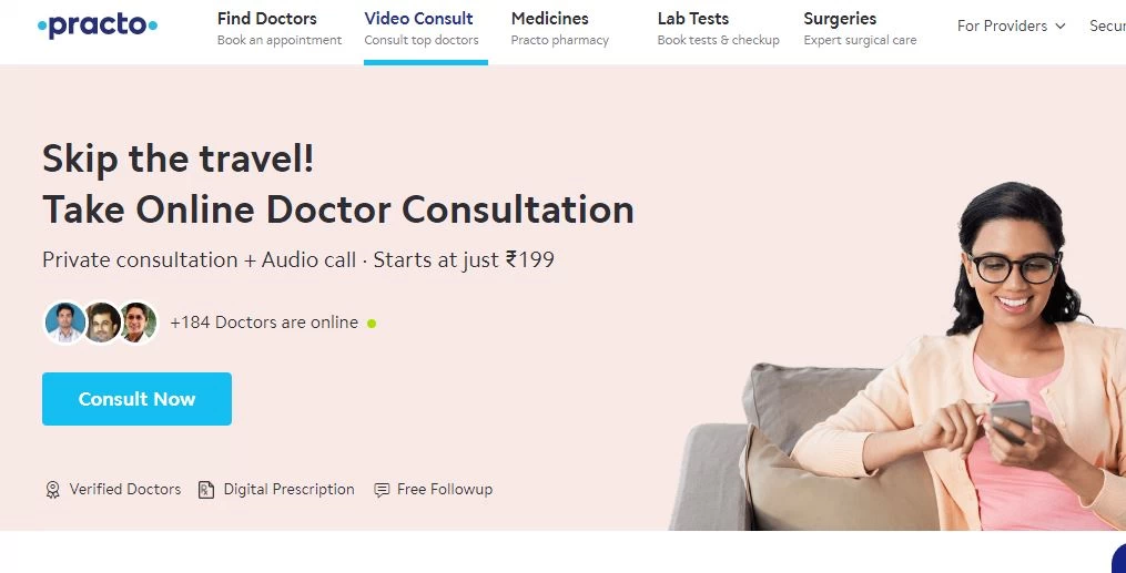 Practo Online Doctor Consultation