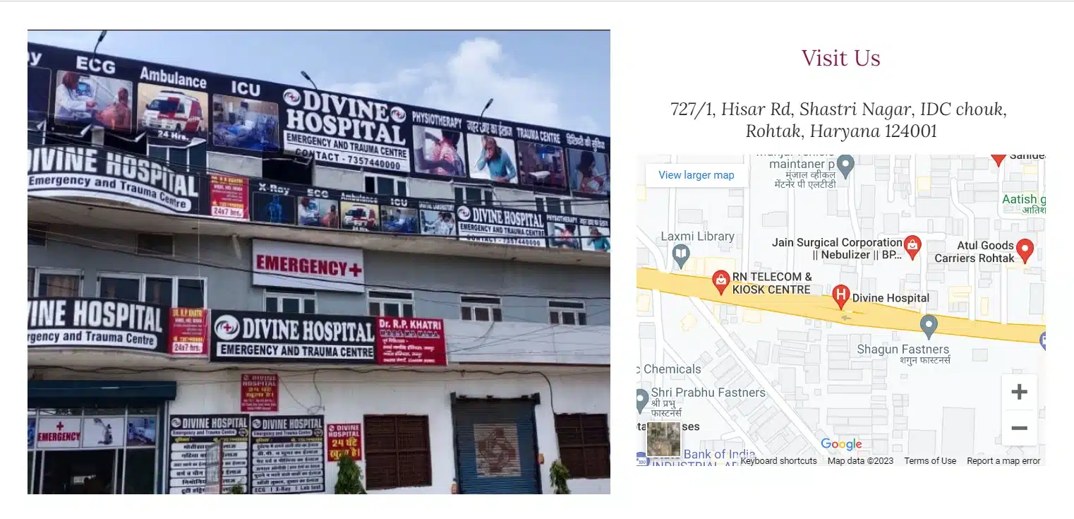 Divine Hospital in Rohtak