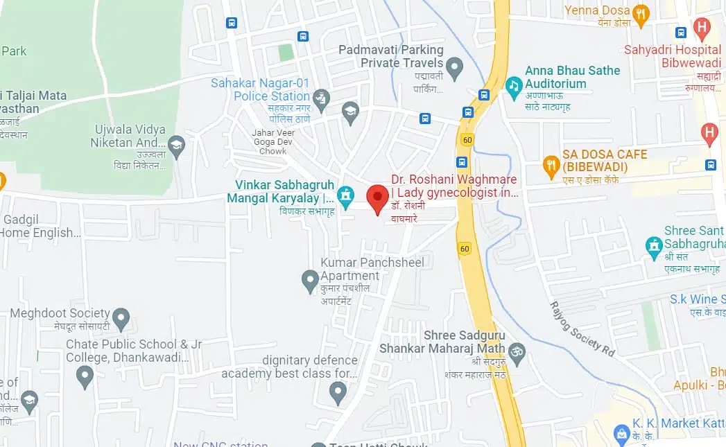 Dr. Roshani Waghmare Clinic Google Map Location