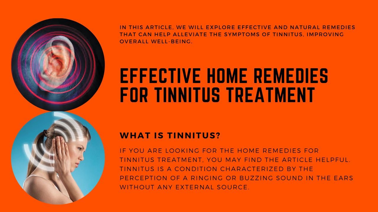 Effective Home Remedies for Tinnitus Treatment